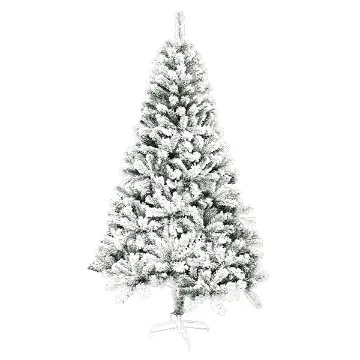 Árboles de navidad: Fotografía de un árbol de navidad color blanco sin decorar en un fondo liso color blanco.